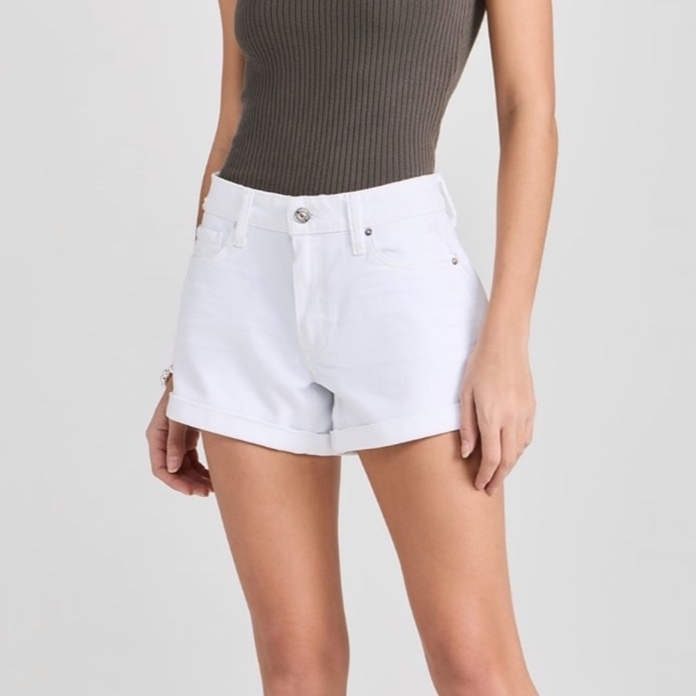 PAIGE Dylan 29 White Jean Shorts for Women